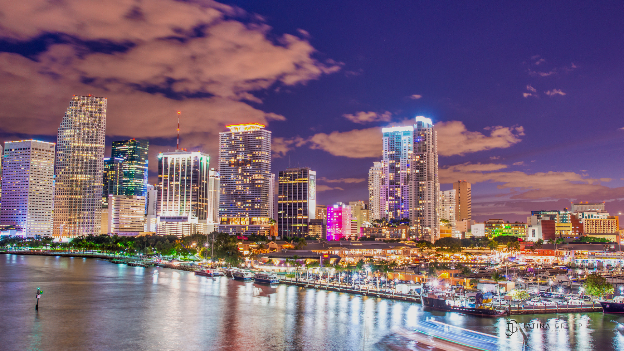 Miami Music Week 2026 Skyline Nightlife Aerial