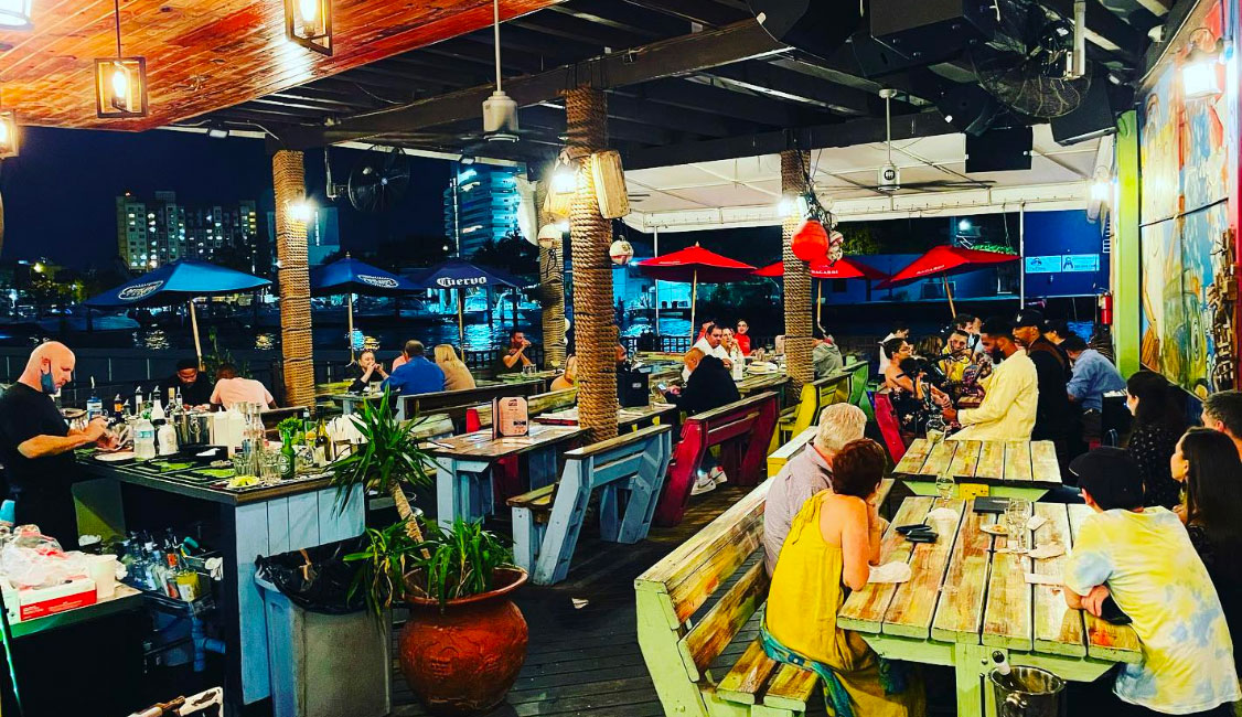 Garcias Seafood Grille Miami Sunset