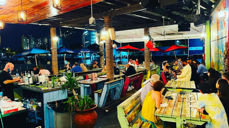 Garcias Seafood Grille Miami Sunset