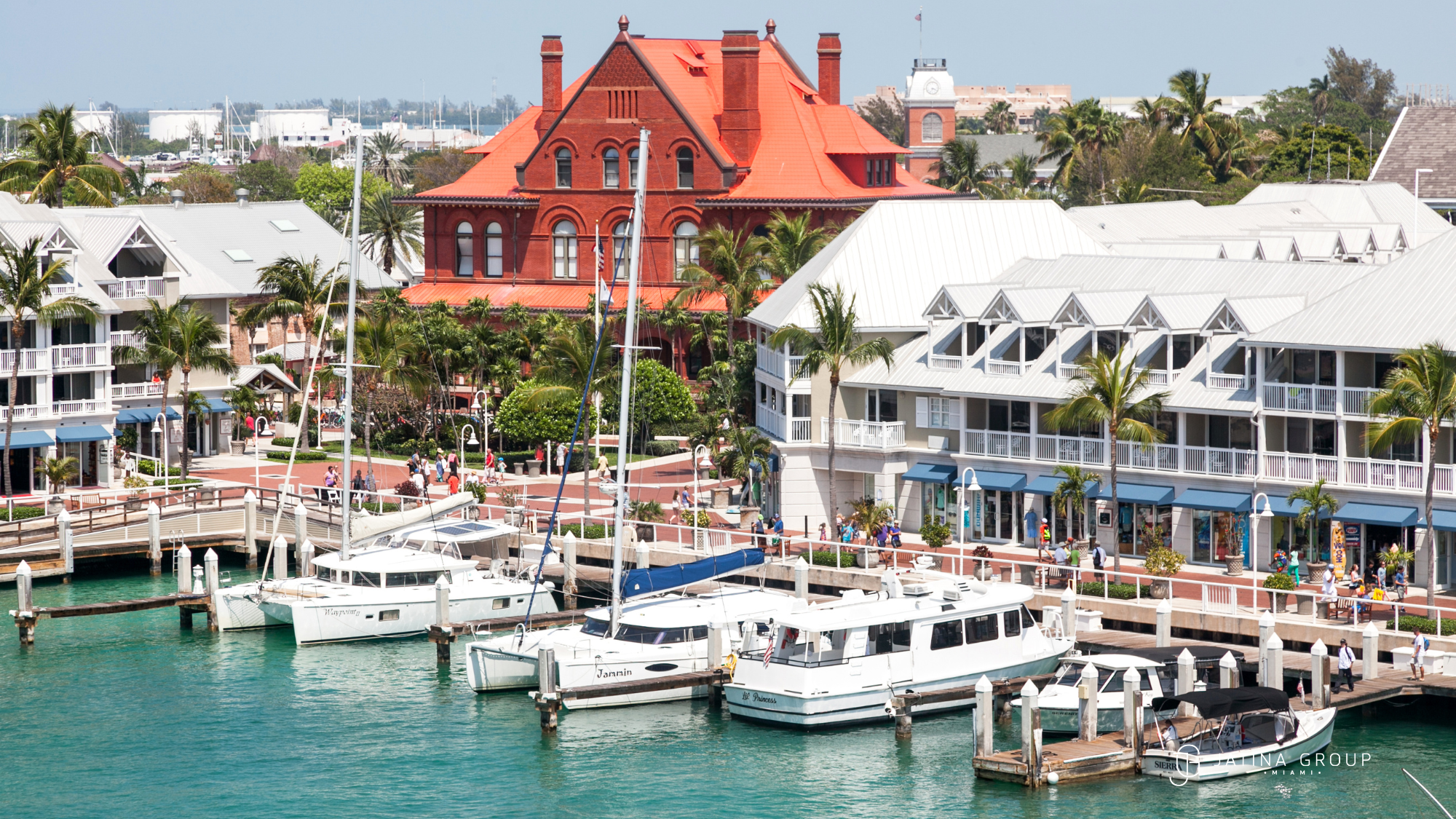 Key West Marina Aerial
