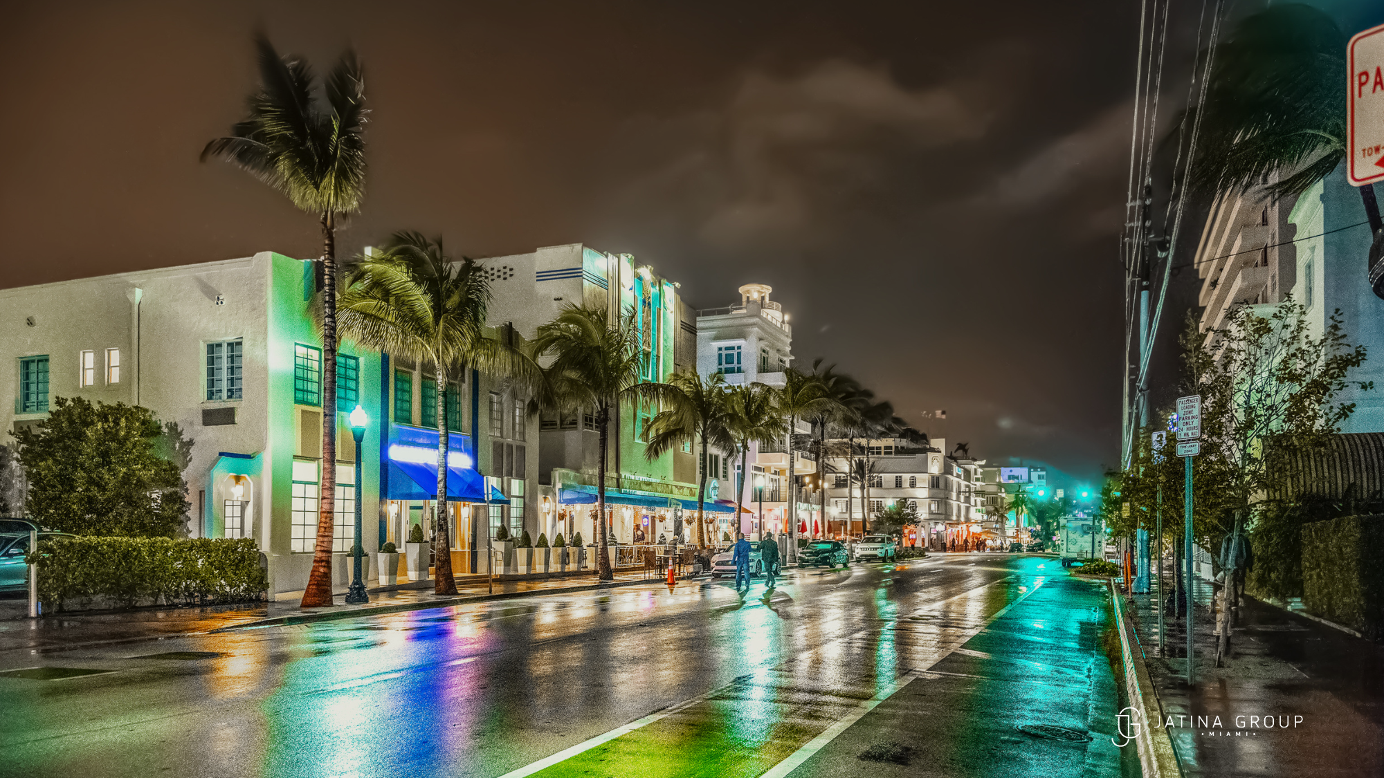 Miami Beach Boardwalk Festive Lights
