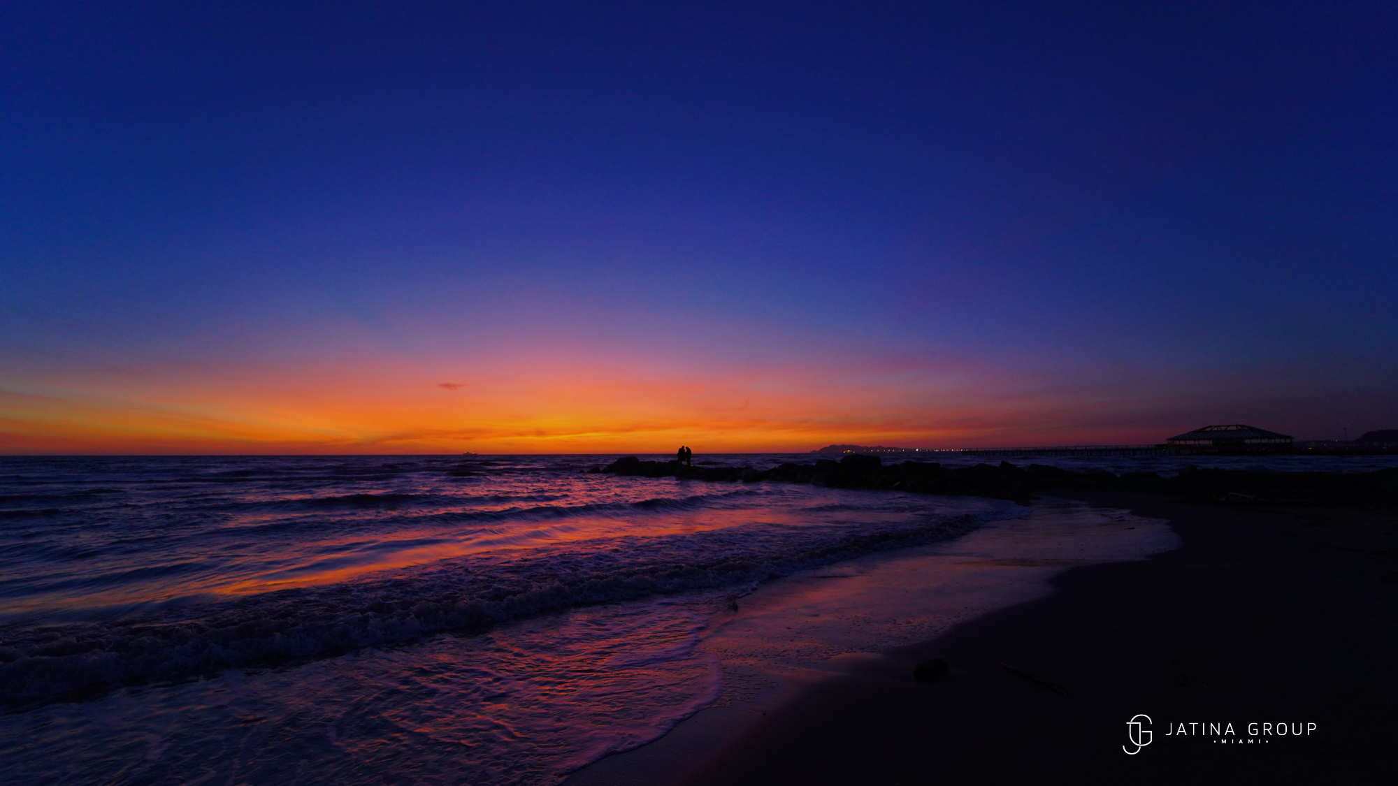 Miami South Beach Winter Sunset