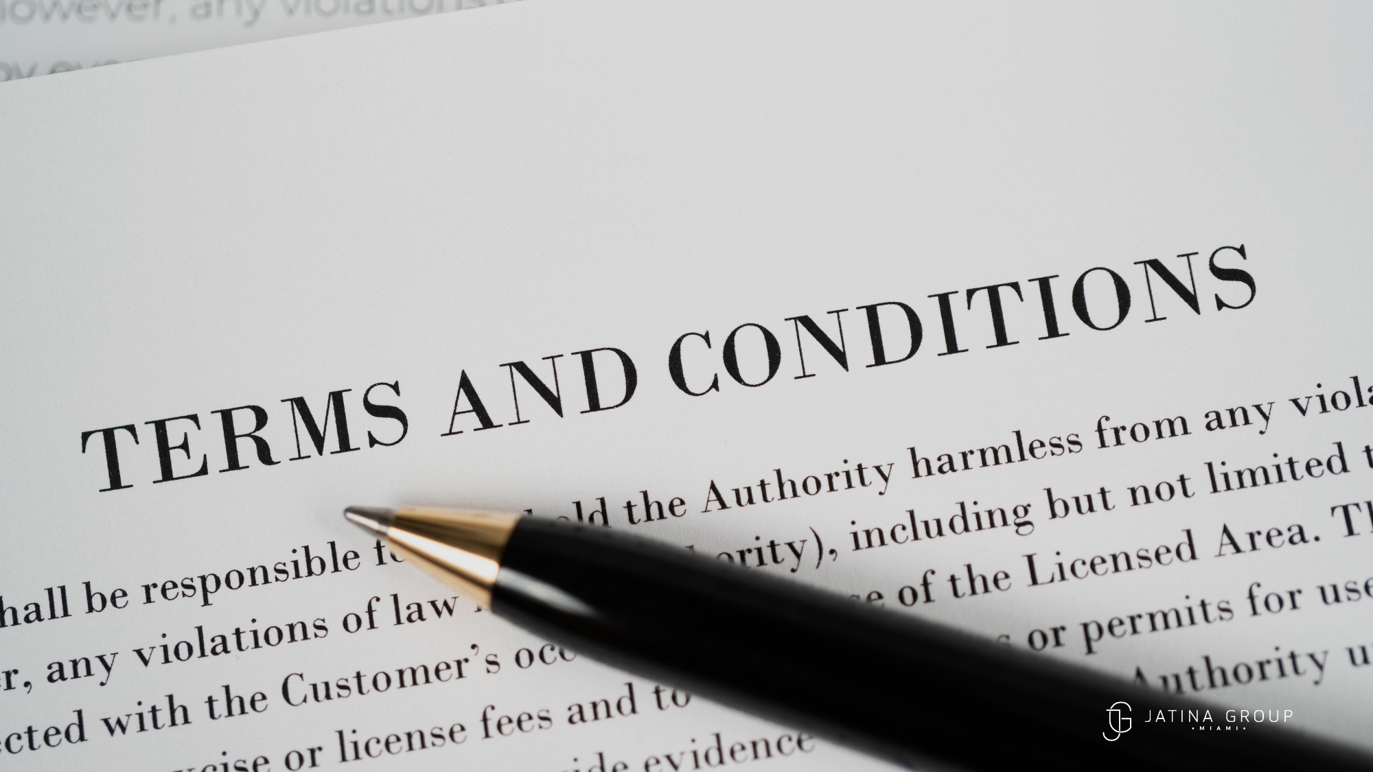 Terms And Conditions Villa Rental
